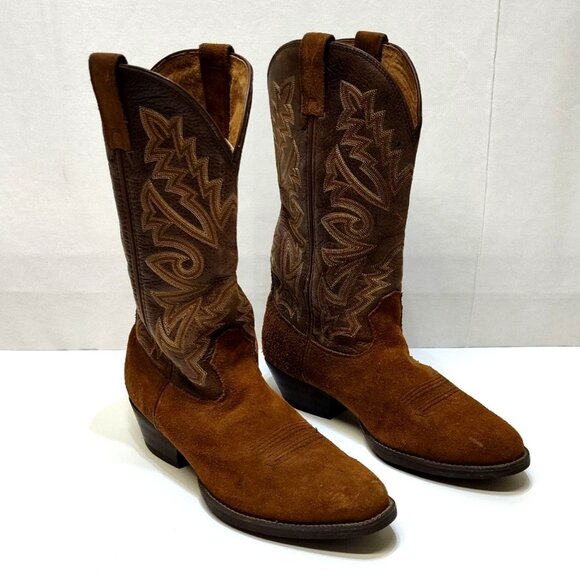Twisted X Western Cowboy Boots Leather Embroidered Upper Men's 8.5D Anti-Fungal - Picture 3 of 12